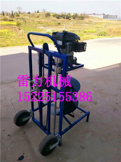 工程级四冲程手推式挖坑机