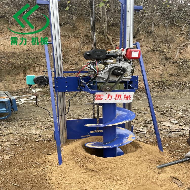深度打电杆洞挖坑机自动化