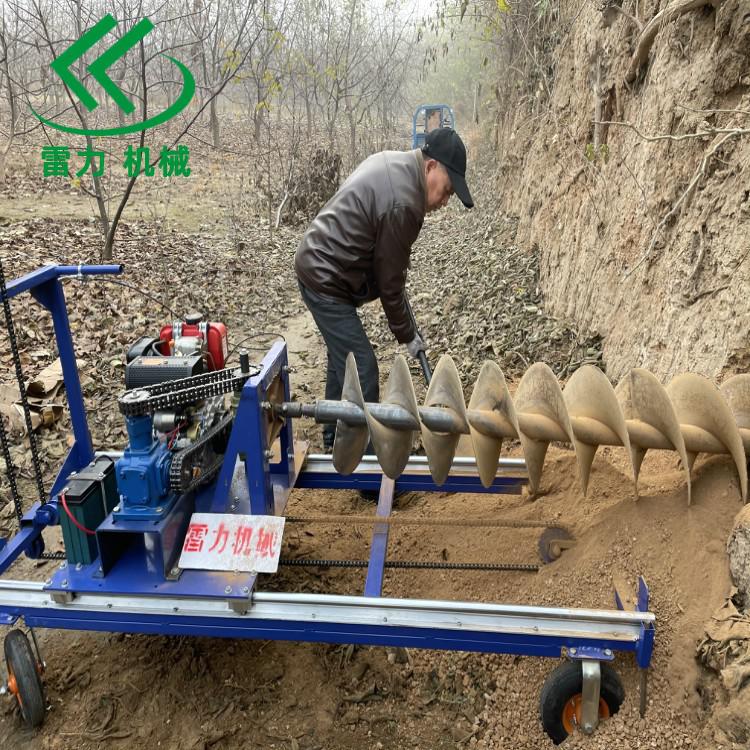 新型水平钻孔机螺旋式掏土一钻成孔