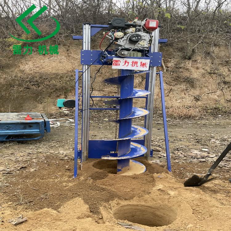 挖坑机一种螺旋式掏洞钻孔使用宝典